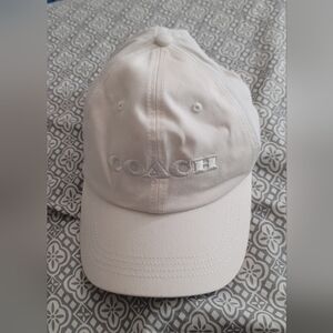 Coach Cream Logo Cap